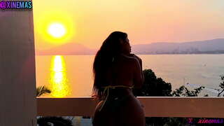 Casal transacting ना varanda ई gozando gostoso तर म्हणून नौका passavam नाही mar